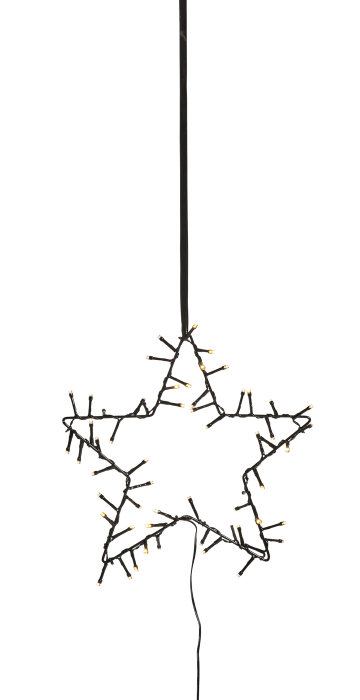 Lysstjerne spyd/ophæng 30 cm